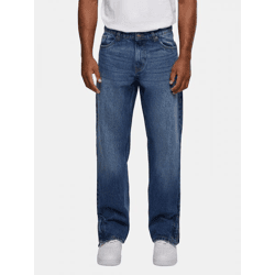 moderne URBAN CLASSICS Herren Jeans Straight Fit mit Baumwolle Blau