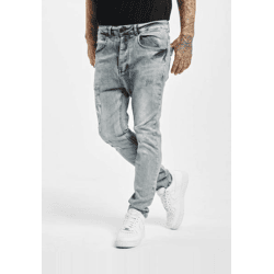 moderne vsct Herren Jeans Skinny Fit mit Baumwolle Grau