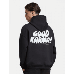 moderner Another Cotton Lab Herren Hoodie mit Baumwolle Schwarz