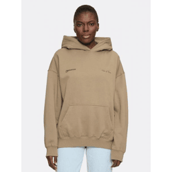 moderner PEGADOR Damen Hoodie mit Baumwolle Beige