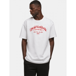 modernes Mister Tee Herren T-Shirt Oversize 240 g/m² mit Baumwolle Weiß