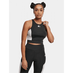modernes Starter Damen T-Shirt Stretch 210 g/m² Schwarz/Weiß