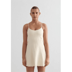 modisches aim'n Damen Kleid Stretch Weiß