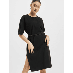 modisches Urban Classics Damen Kleid 180 g/m² mit Baumwolle Schwarz