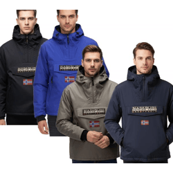 NAPAPIJRI Rainforest Next wasserabweisende Anorak-Jacke Outdoor-Jacke Schwarz, Royalblau, Dunkelblau oder Grau