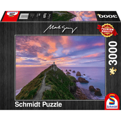 New Zealand, The Catlins, South Island - Nugget Point Lighthouse - 3000 Teile Puzzle