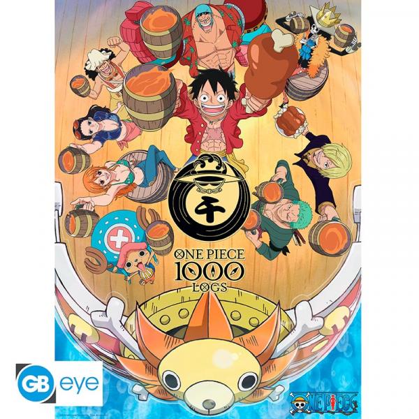 ONE PIECE - Poster Chibi 52x38 - 1000 Logs Cheers*