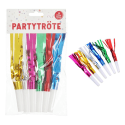 Partytröte, 6er Set, ca. 16cmH