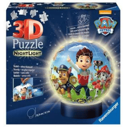 Paw Patrol - Paw Patrol Nachtlicht - 3D Puzzle-Ball - 72 Teile