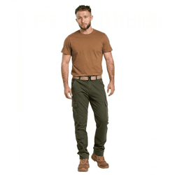 praktische ALPHA INDUSTRIES Agent Herren Cargo-Hose mit 6 Taschen Baumwoll-Hose 158205 Oliv-Grün