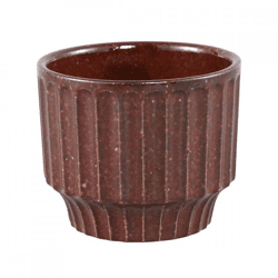 PTMD Hodor S Flower Pot, Dark Brown, 12 cm