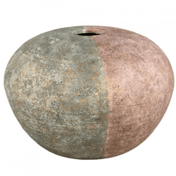 PTMD Blumentopf Chareece L, Zement, braun/grau, 40 cm