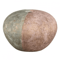 PTMD Blumentopf Chareece M, Zement, braun/grau, 35 cm