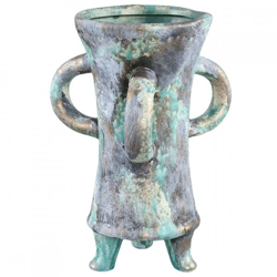 PTMD Vase Ayaz türkis 25,5 cm