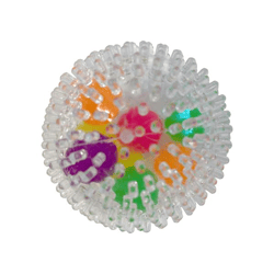 Squeeze ball with bumps and balls, approx. 6 cm high