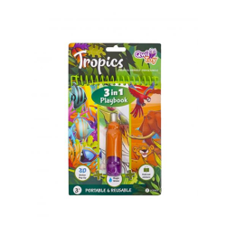 Qwi Toy 3 in 1 Spielbuch - Tropics