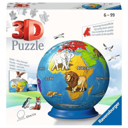 Ravensburger 11840- Kindererde - 3D Puzzle Ball  - 72 Teile