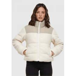 schlichte URBAN CLASSICS Damen Jacke 330 g/m² Creme-Weiß