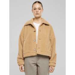 schlichte Urban Classics Damen Jacke 400 g/m² Beige