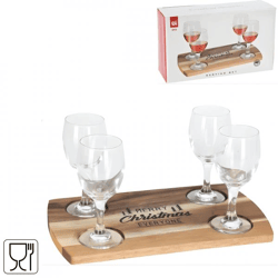 Servierbesteck Weihnachten 200 ml 5er-Set