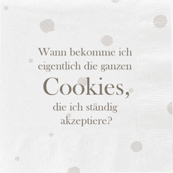 Napkin Cookies, Pack of 20