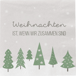 Servietten Weihnachten ist.., 20er Pack