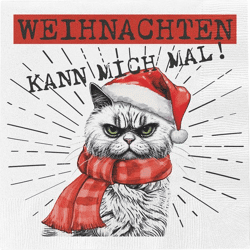 Servietten XMAS CAT, 20er Pack