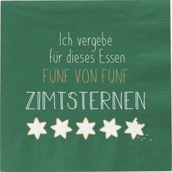 Servietten, Zimtsterne, 20er Pack