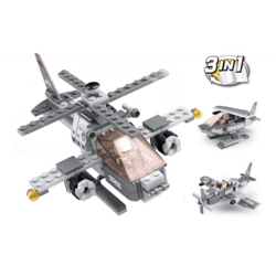 Sluban M38-B0537G - ARMY Kampfhubschrauber 3-in-1 (144 Teile)