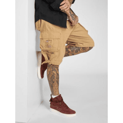 sommerliche Brandit Herren Shorts mit Baumwolle Beige