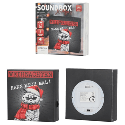 Soundbox XMAS CAT ca. 12x12cm