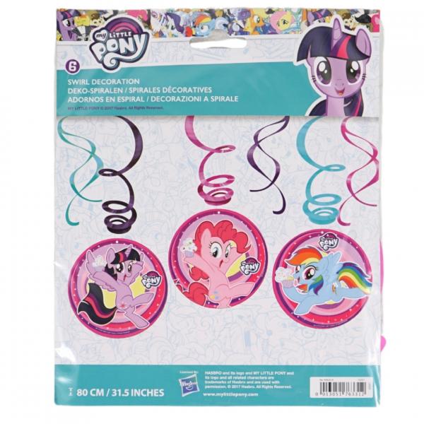 Spirale Anhänger My Little Pony 80 cm Satz von 6