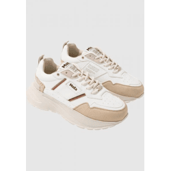 sportliche MoEa Unisex Sneaker Weiß