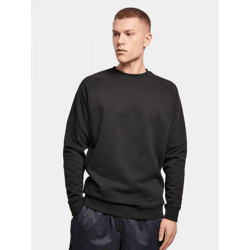 sportliches Build Your Brand Herren T-Shirt Rippbündchen 250 g/m² mit Baumwolle Schwarz