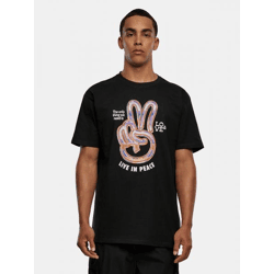 sportliches Mister Tee Herren T-Shirt Oversize 240 g/m² mit Baumwolle Schwarz