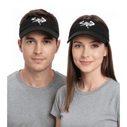 Staind Unisex Visor-Cap stylische Baumwoll-Cap Sonne-Blende Freizeit-Cap 1611ST Schwarz