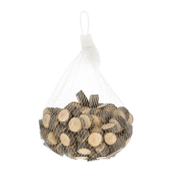 Streudeko Branch Slices in a Net Bag, Small, Approx. 300 g