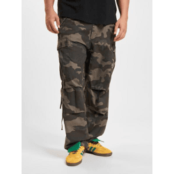 stylische Brandit Herren Jeans Kordelzug Taschen Camouflage