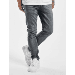stylische DEF Herren Jeans Slim Fit Stretch Taschen mit Baumwolle Blau