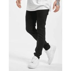 stylische Denim Project Herren Jeans Skinny Fit Stretch mit Baumwolle Schwarz