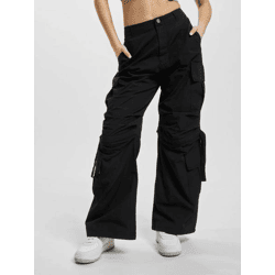 stylische Freddy Damen Jeans Reißverschluss Klettverschluss mit Baumwolle Schwarz