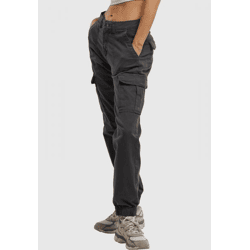 stylische URBAN CLASSICS Damen Jeans Stretch Taschen 320 g/m² mit Baumwolle Grau