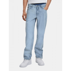 stylische URBAN CLASSICS Herren Jeans Straight Fit mit Baumwolle Blau