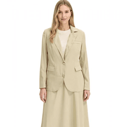 stylischer Damen Ausgeh-Blazer Herbst-Blazer Business-Blazer 909552 Khaki