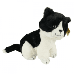 Sunkid Schmusekatze schwarz/weiß 40 cm