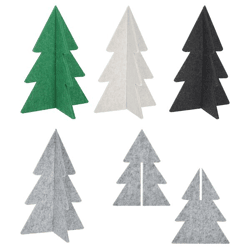 Tannenbaum zum Stellen, 3D, Filz, 4/s, M, ca.40cmH