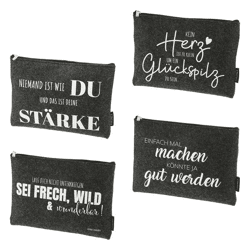 Tasche aus Filz, 4/s, ca. 22x16cm