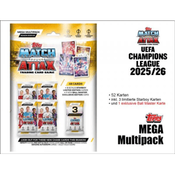 Topps UEFA Champions League 2025/2026 TC – MEGA MULTIPACK