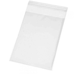 Transparente Beutel 5000 Stück mit Klebestreifen 15 cm