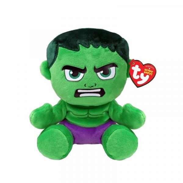 Ty 44004 - Marvel Hulk - Soft plush figure - 15 cm